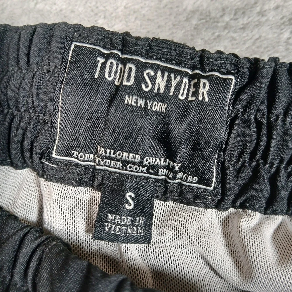 Todd Snyder Swim Trunks Mens S Black Sporty Performance Beachwear 2020s Modern